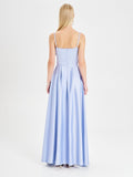 Abito Lungo Rinascimento atelier Azzurro
