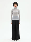 Maglia argento con texture a nido d'ape