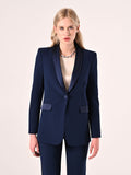 Giacca Revers Tuxedo Blu