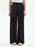 Pantalone a palazzo in cadi nero