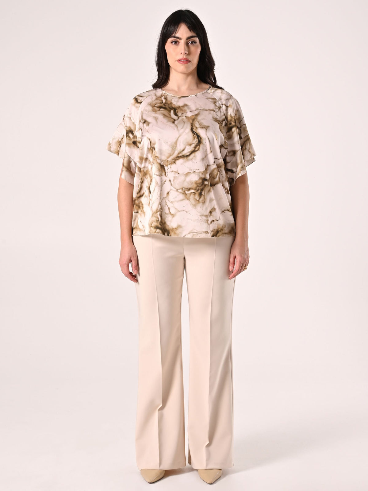 Blusa Curvy Marmorizzato