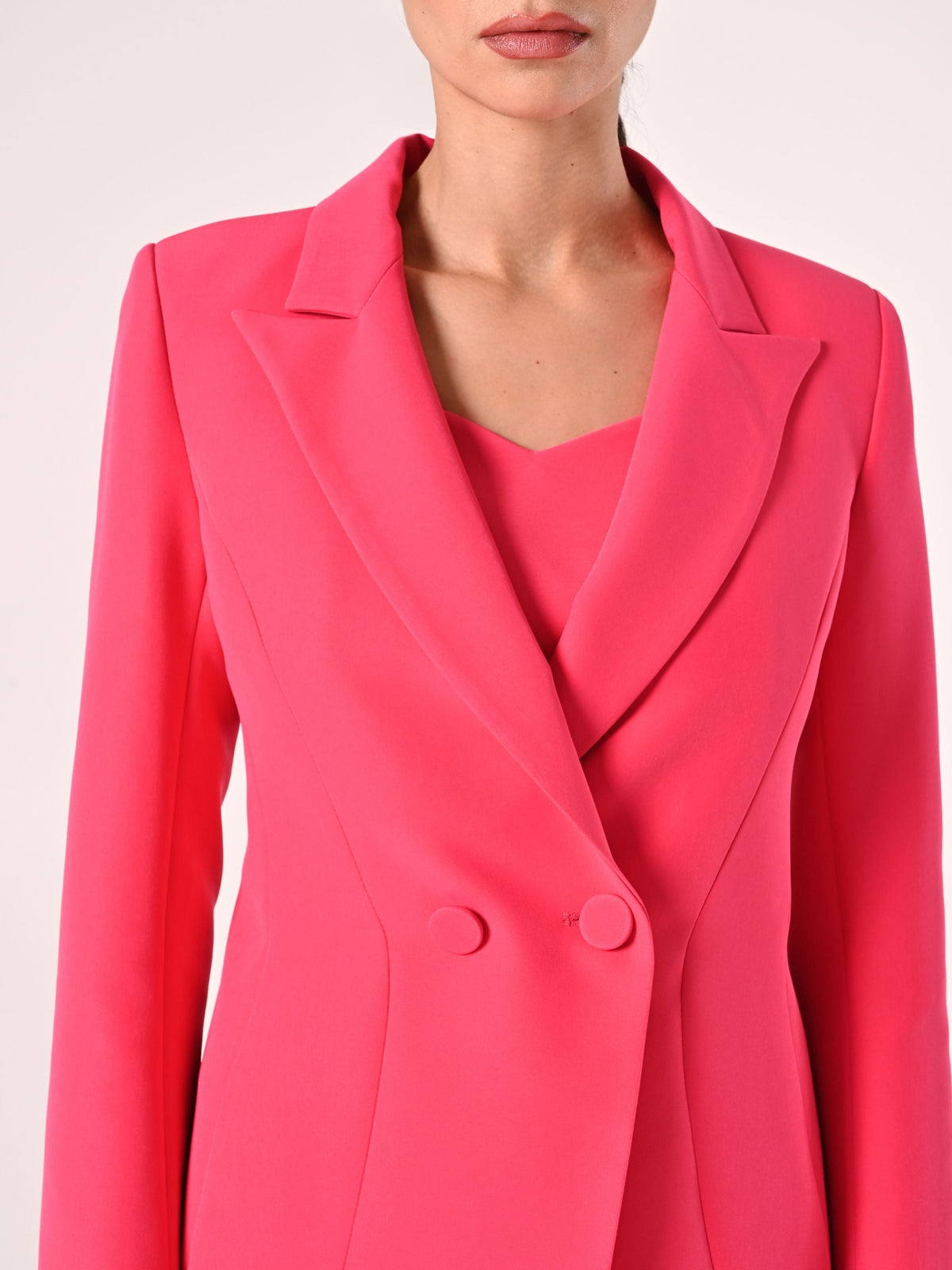 Giacca Fuxia in Tessuto Tecnico
