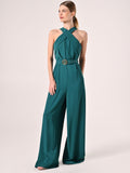 Tuta Verde Reale con Scollo all'Americana