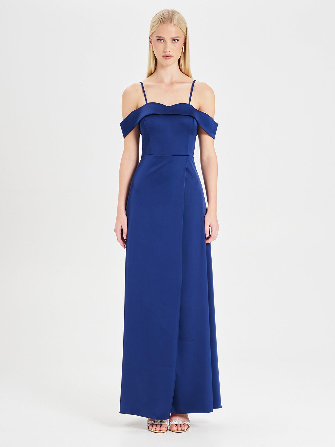 Abito Rinascimento atelier Blu con Spalle Scoperte