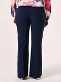 Pantaloni Curvy Blu