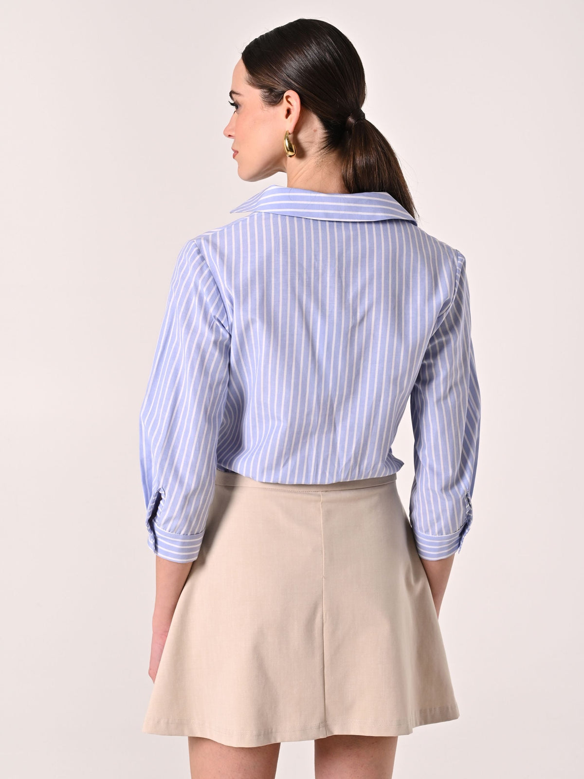 Camicia a Righe Incrociata