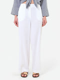 Pantalone bianco in lino