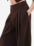 Pantalone a palazzo moro marrone