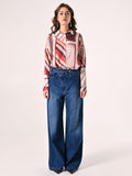 Camicia stampa Geometrica variante Ruggine