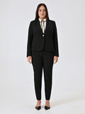 Giacca Curvy Monobottone Nera