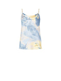 Top in Raso con Spalline Gioiello
