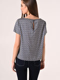 Blusa stampa Geometrica