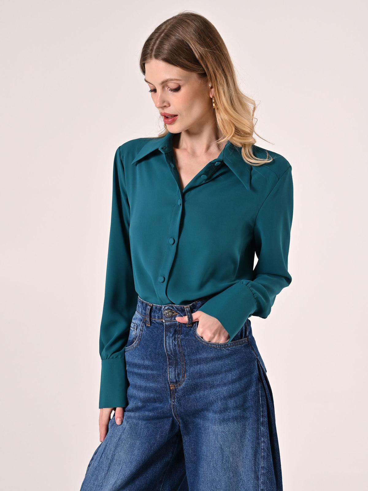 Camicia Verde Reale