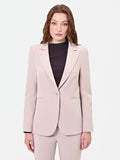 Giacca monopetto tortora beige