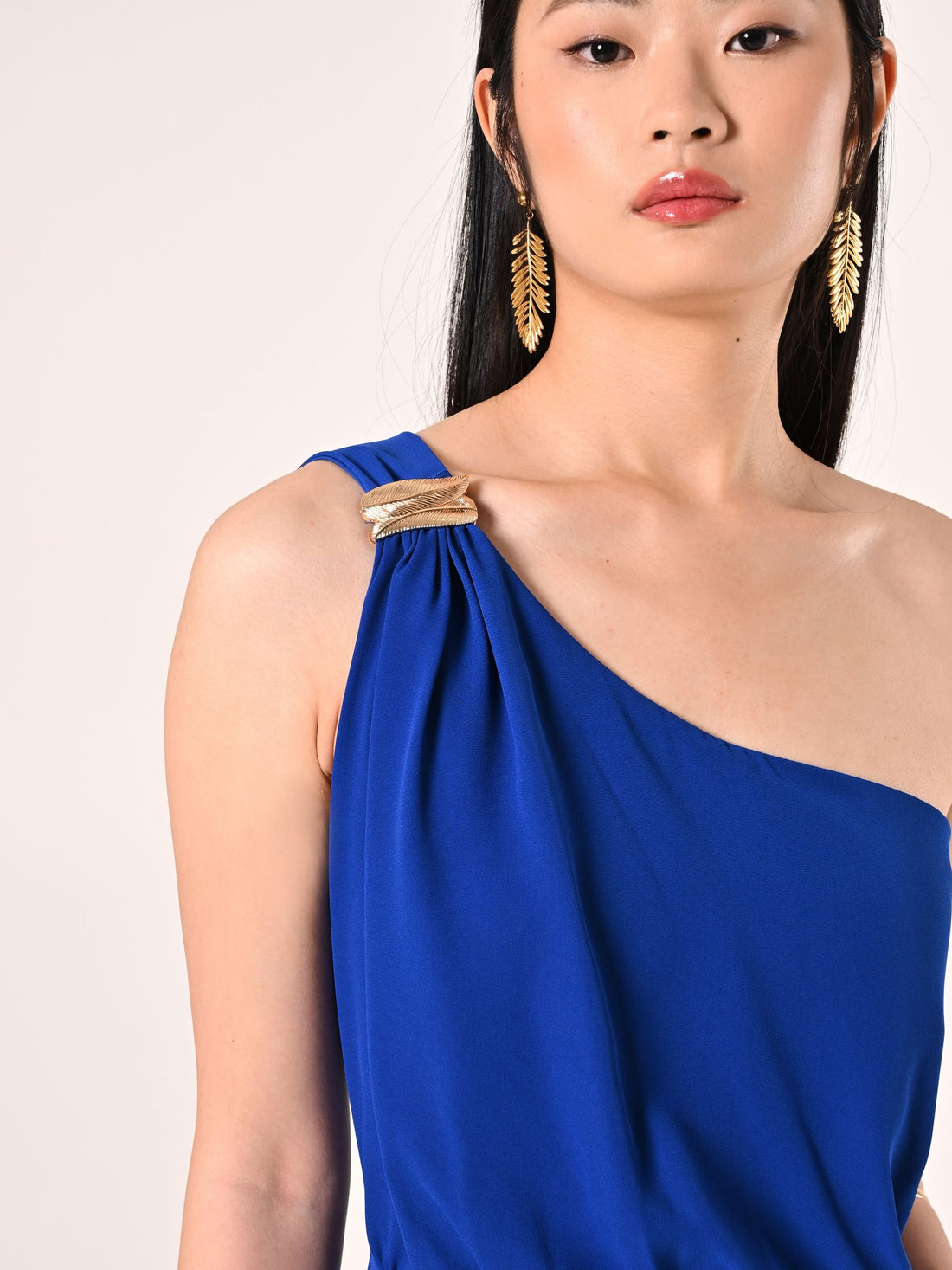 Tuta Blu Cina con decoro Gioiello