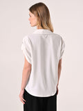 Blusa Asimmetrica Bianca