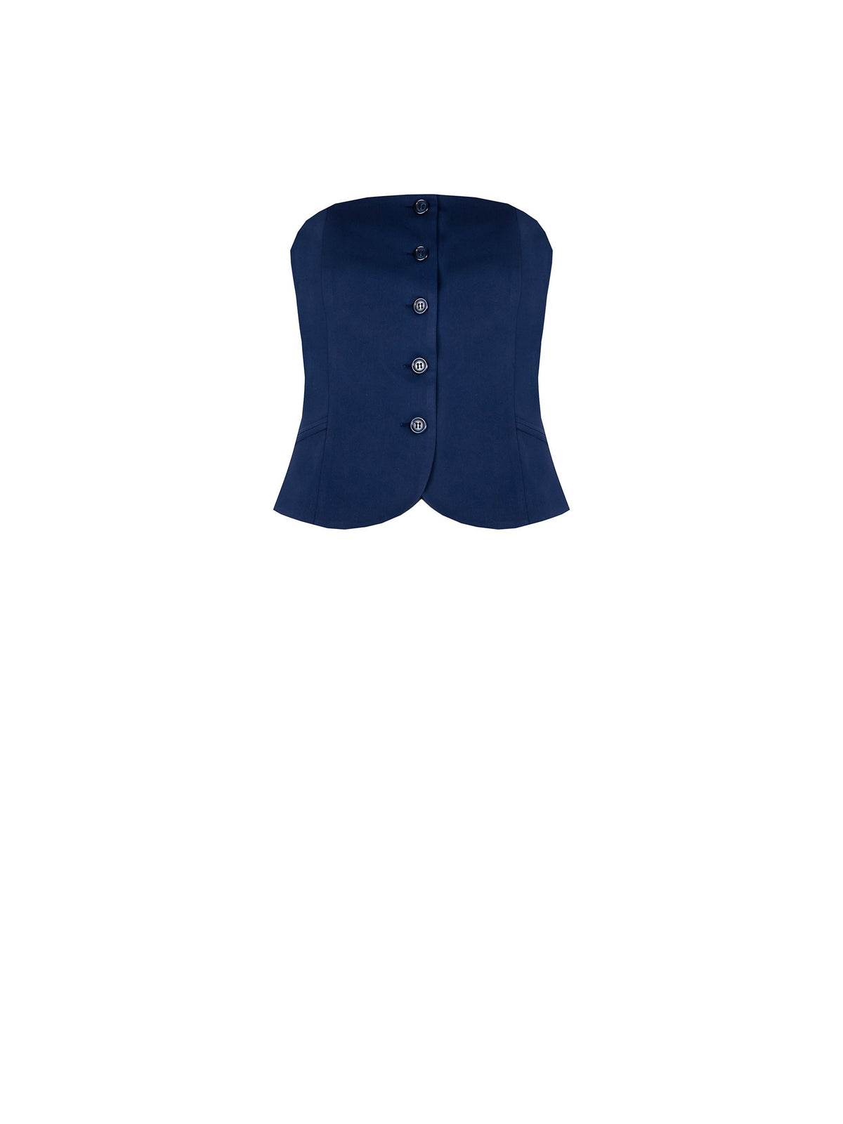 Top Bustier Blu