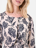 Giacca corta aperta jacquard