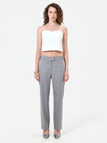 Pantalone gessato grigio chiaro