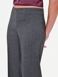 Pantalone grigio scuro a gamba dritta Giorgia Palmas X Rinascimento