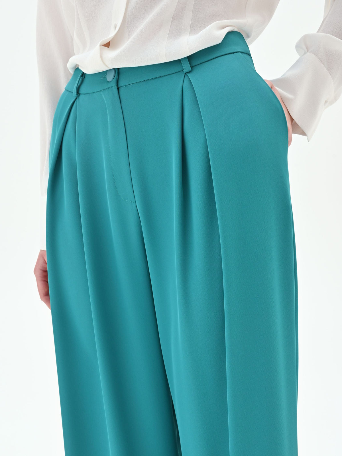 Pantalone Studio sartoriale verde smeraldo