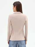 Giacca doppiopetto tortora beige