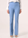 Pantaloni a Zampa Azzurri effetto Denim