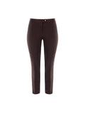 Pantalone Curvy a sigaretta moro marrone