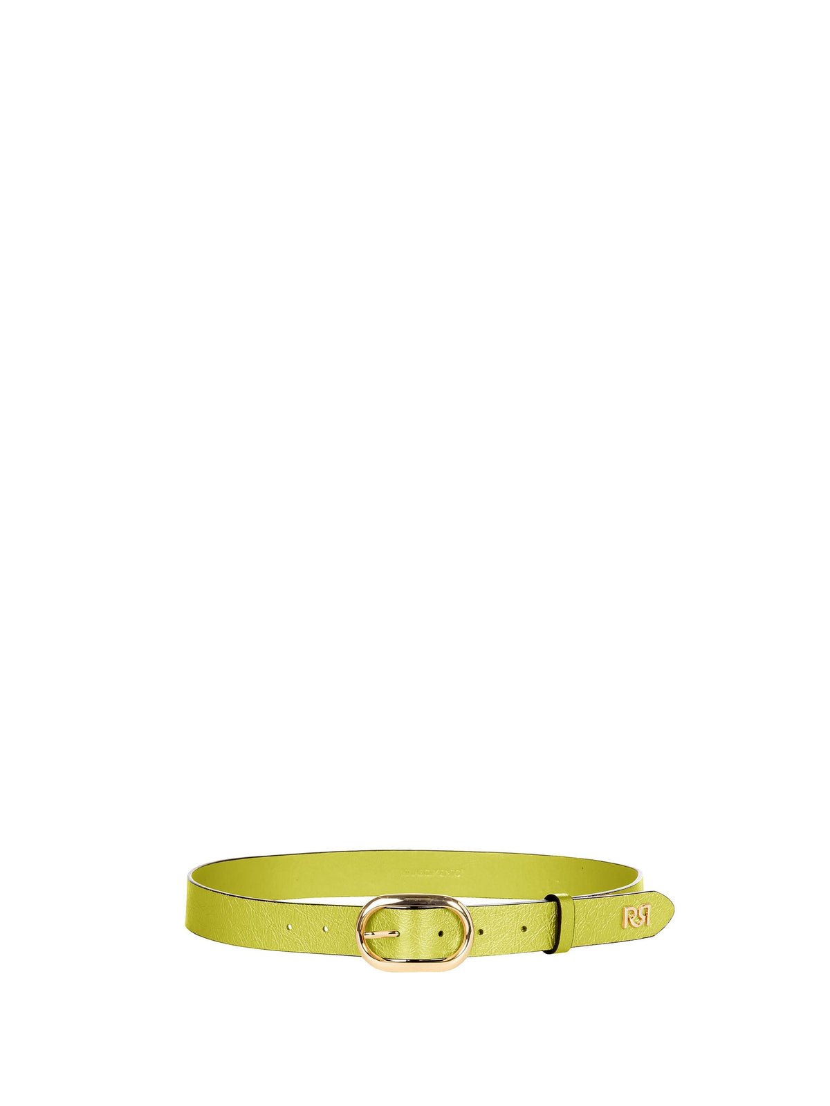 Cintura color Lime con Fibbia