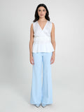 Top in Raso Bianco