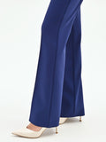 Pantalone mid flared Studio blu indaco