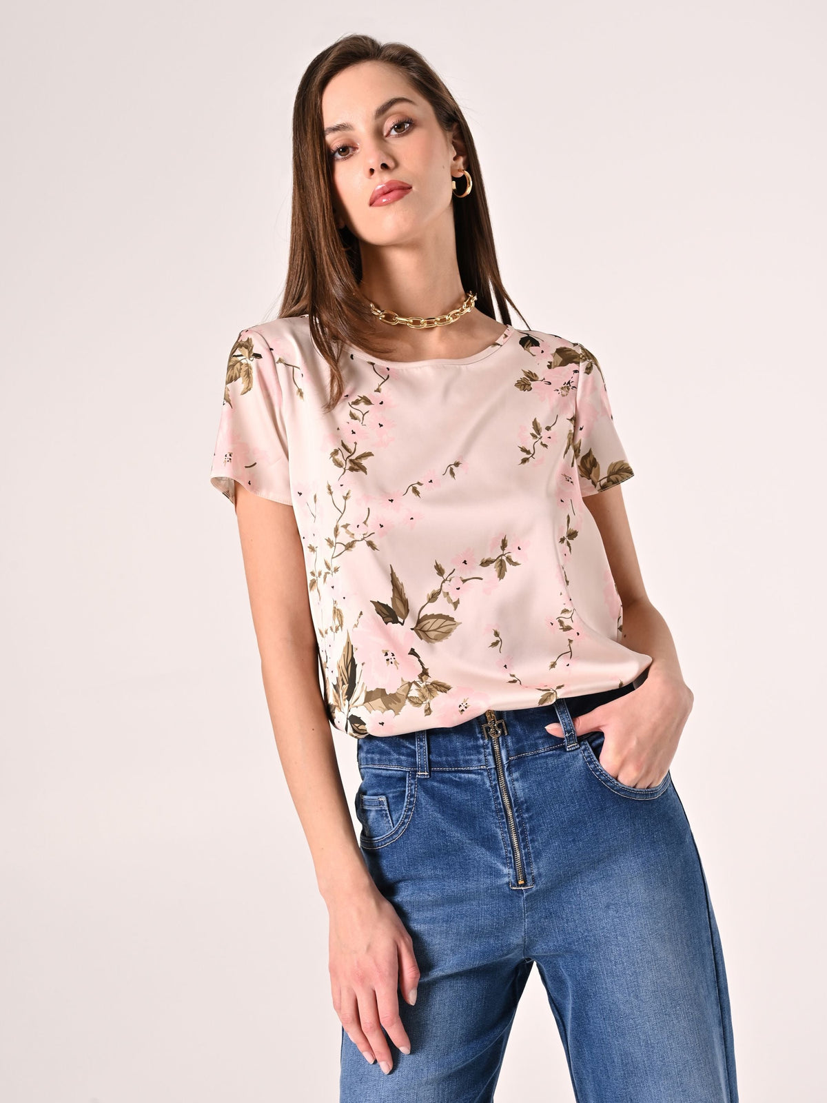 Blusa stampa Floreale