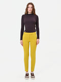 Pantalone slim fit verde olio