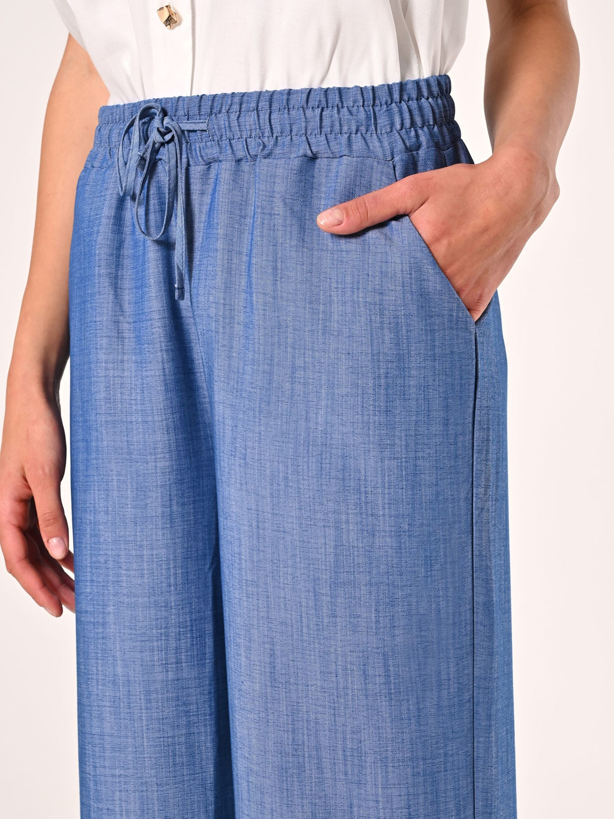 Pantaloni in Chambray