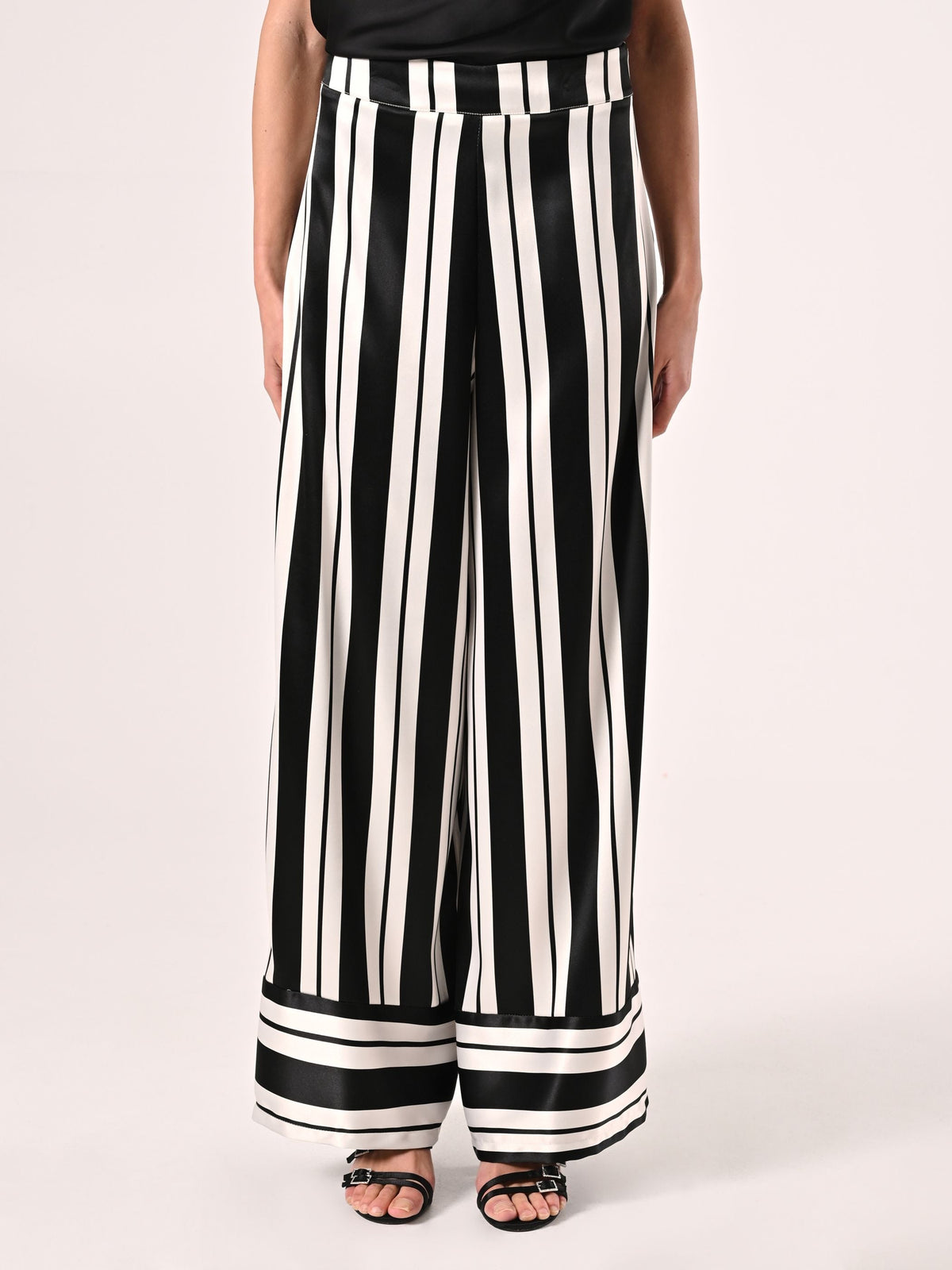 Pantaloni a Righe Black & White