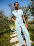 Jeans Palazzo con Coulisse