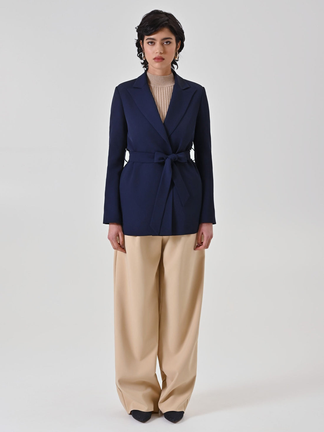 Giacca vestaglia blu