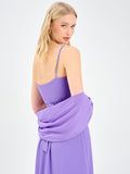 Stola in Georgette Lilla