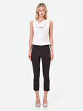 Pantalone moro marrone con spacchetto laterale