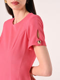 Abito Midi Rosa Camelia