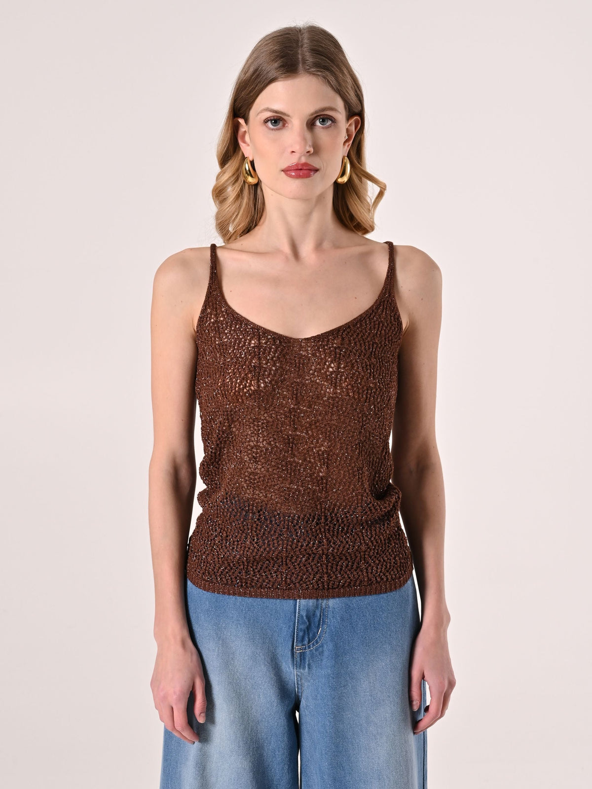 Top in Maglia Lurex