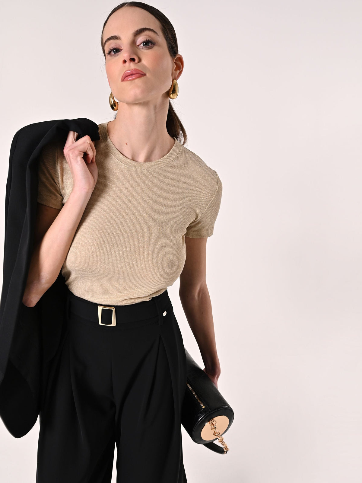 T-Shirt Lurex Oro