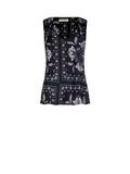 Top in Raso stampa Paisley