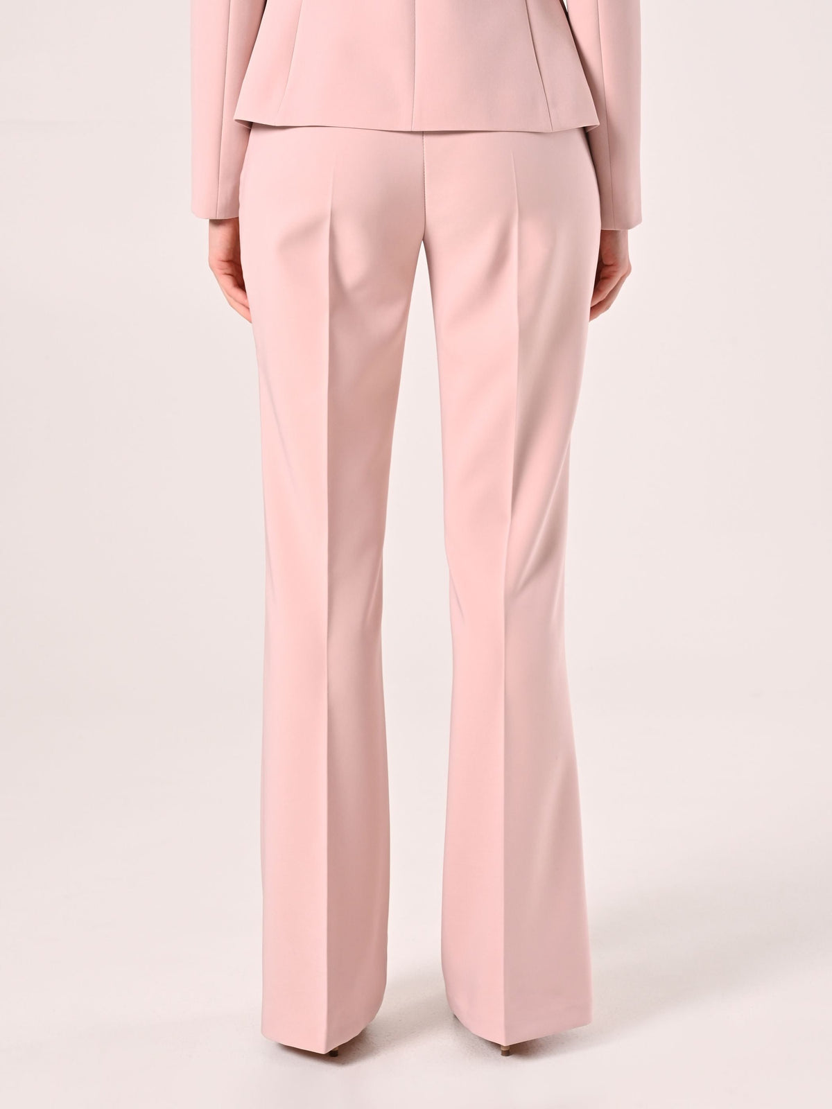 Pantaloni in Tessuto Tecnico Rosa Chiaro