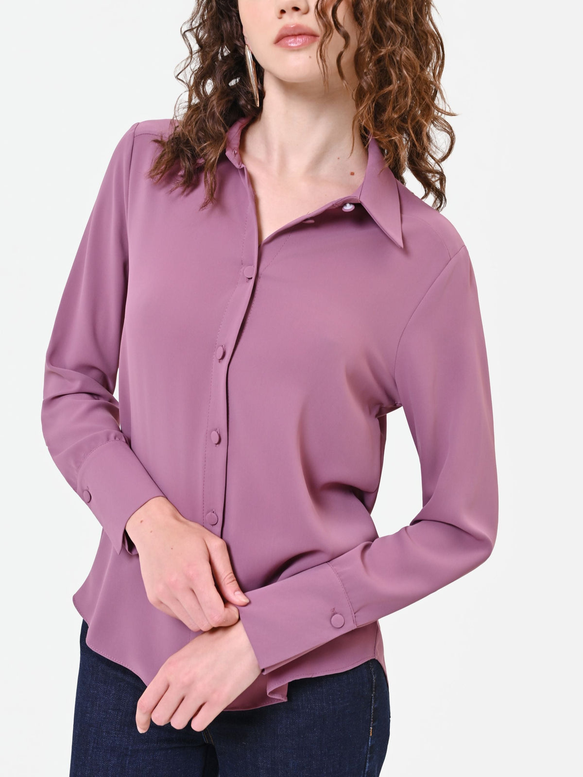 Camicia in rosa antico