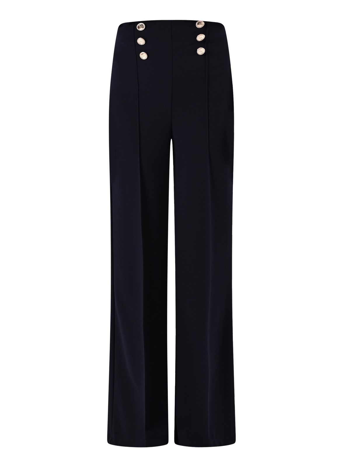 Pantaloni Blu con Bottoni Mariniére