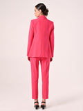 Pantaloni in tessuto tecnico Fuxia