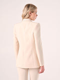 Giacca Beige con Strass